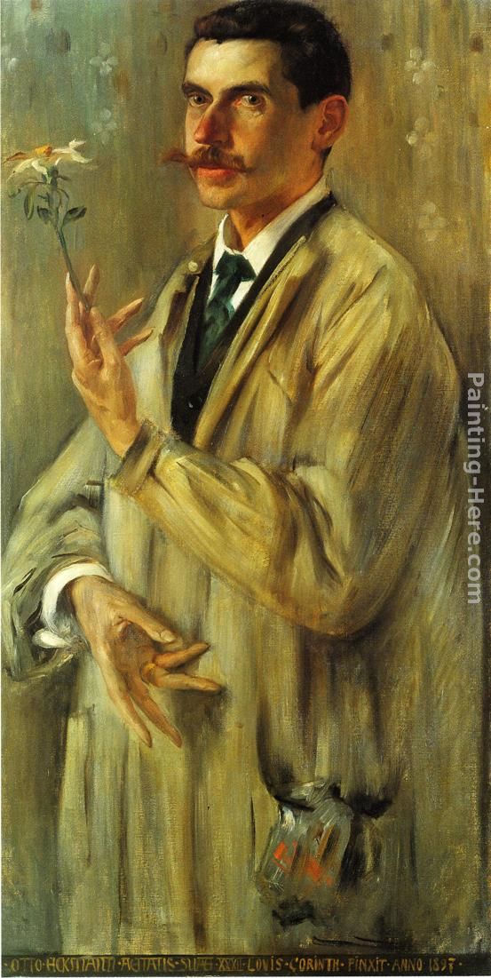 Portrait of the Painter Otto Eckmann painting - Lovis Corinth Portrait of the Painter Otto Eckmann art painting